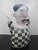 Whimsical Kim Murton Animated Figural Checkerboard Pottery Sculpture For Sale - Image 4 of 8