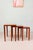 Wood Vintage Danish Bramin Nesting Tables in Teak by H.W. Klein for Bramin, 1960s, Set of 3 For Sale - Image 7 of 15