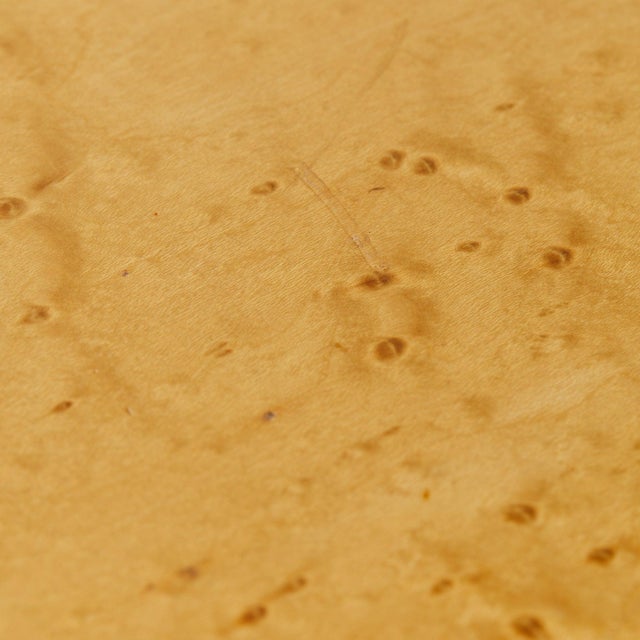 Brown Trio of French Curved Burl Wood Nesting Tables, 1980s For Sale - Image 8 of 11