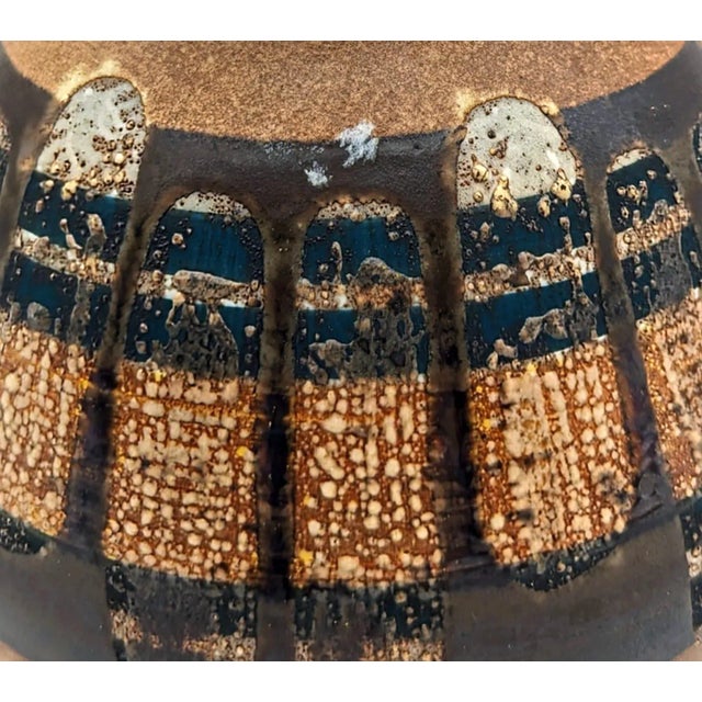 Ceramic Mid 20th Century Lapid Pottery Works Glazed Stoneware Bud Vase For Sale - Image 7 of 11