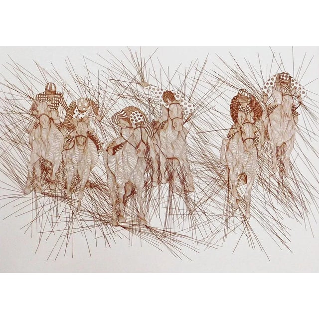 "Belmont" Original Limited Edition Etching by Guillaume Azoulay Hand signed by the artist Titled & numbered by the artist...