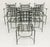 Metal 1970s Set of Six Mario Papperzini for Salterini, Iron Lattice Outdoor Armchairs, Attributed For Sale - Image 7 of 18