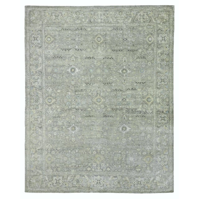 Gray Rugs, Evie, Hand Knotted, Wool, Gray & Multi - 8'x10' For Sale - Image 8 of 8