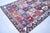 5.4 X 9.3 Ft Hand-Knotted Turkish Vintage Rug - Blue & Red Pictorial Grid Pattern For Sale - Image 6 of 10