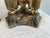 Wood Distressed Italian Silver & Gold Gilt Candlesticks, 20th Century For Sale - Image 7 of 10
