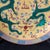 Chinese Ceramic Plate,Qianlong Marked Yellow Ground Famille Rose Porcelain Plate Hand Painted Double Dragon Pattern For Sale - Image 9 of 10
