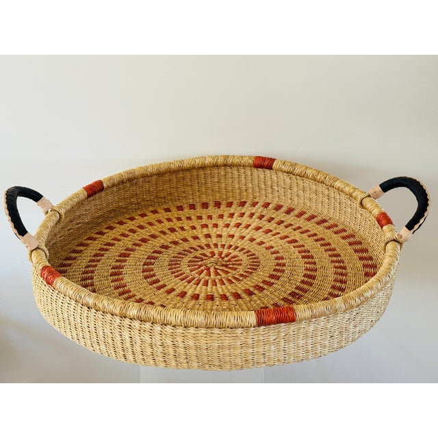 20th Century Oversized West African Bolga Basket For Sale - Image 4 of 13
