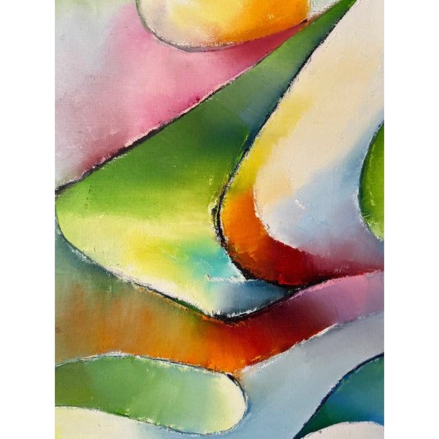 70's Hilda Rindom Expressionist Abstract Painting/Sold For Sale In Miami - Image 6 of 12