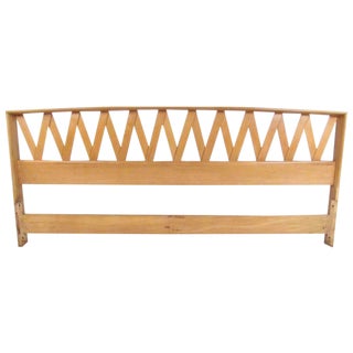 Mid-Century Paul Frankl King-Size Bed Headboard For Sale