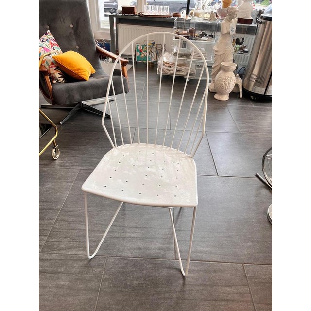 Mid-Century White Chair by Jowladar & v. Mödlhammer for Sonett, 1950s For Sale - Image 9 of 11