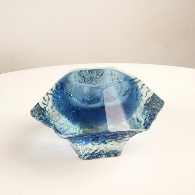 Sculptural Murano Glass Ashtray from Gianfranco Mandruzzato, 1960s For Sale - Image 10 of 15