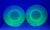 Early 20th Century Uranium Glass Transparent Green Salad Plates Set of 2 For Sale - Image 11 of 12