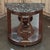 Empire Demilune Lyre Console in Mahogany With St. Anne Marble Top For Sale - Image 15 of 18