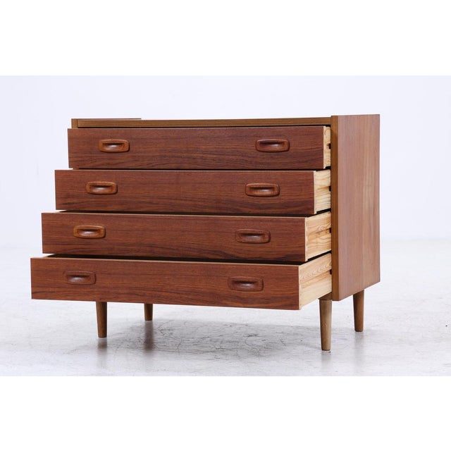 Vintage Scandinavian Chest of Drawers in Teak, 1960s For Sale - Image 6 of 14