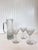 1980s Vintage Memphis Design Cocktail Pitcher Set: Frosted Glass Barware With Stirrer For Sale - Image 5 of 10