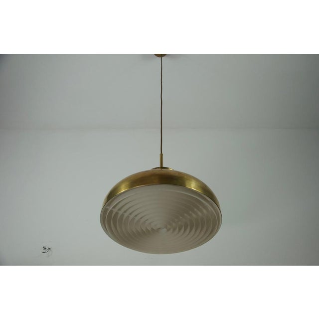 Mid-Century Modern Danish Brass Pendant Lamp, 1970s For Sale - Image 10 of 15