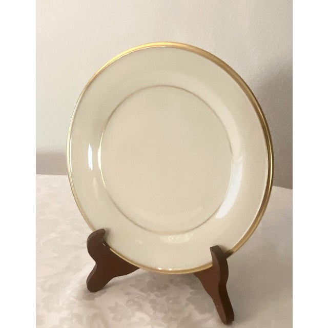 Late 20th Century Lenox Eternal Salad Plate Vintage Excellent "Mint" Condition For Sale In Denver - Image 6 of 7