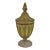 1920s Heisey Textured Yellow Ribbed Candy Jar For Sale