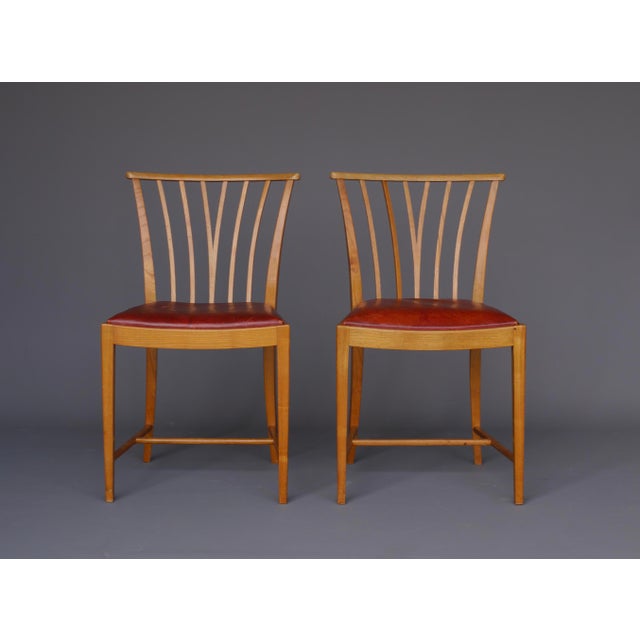 Dining Chairs by Elmar Berkovich for Zijlstra te Joure, 1947, Set of 2 For Sale - Image 15 of 15