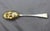 Circa 1727-1760 English George II Sterling Silver and Gold Wash Pair of Tablespoons For Sale - Image 9 of 11