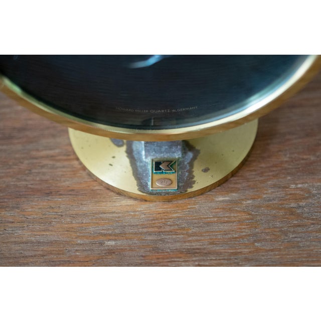 1960s 1960s Howard Miller Mid-Century Modern Clock For Sale - Image 5 of 9