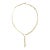 14k Gold Convertible Paperclip & Round Link Chain Necklace For Sale
