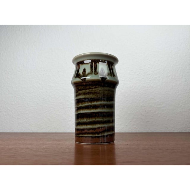 Mid-Century Modern Danish Studio Pottery Vase by Svend Aage Jensen for Søholm, 1960s For Sale - Image 11 of 12