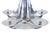 Silver Ceiling Lamp with Bird Motif with Original Chrome Plating, 1930s For Sale - Image 8 of 10