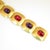 Mid-Century Modern Vintage 1960s Mid-Century Modern Designer Jewel-Tone Bracelet & Earrings - 5 Pieces For Sale - Image 3 of 12