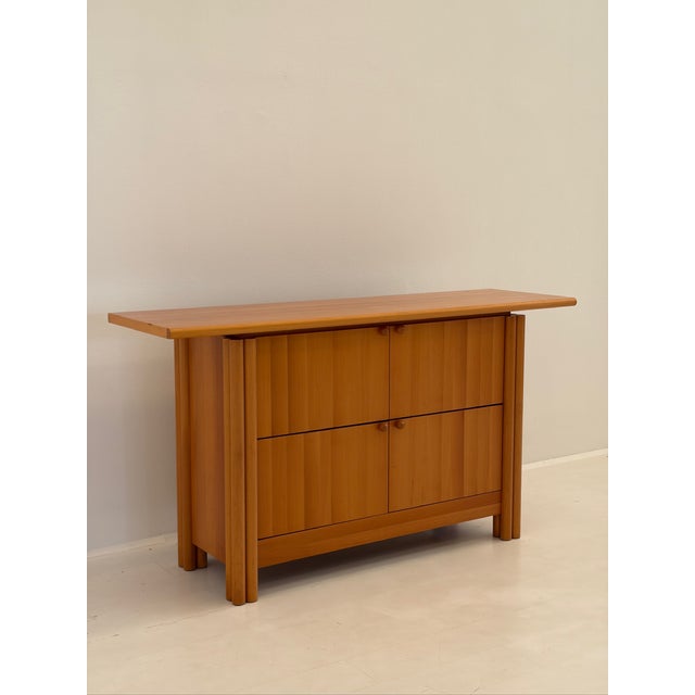 Vintage Sideboard in Walnut, 1980s For Sale - Image 12 of 14