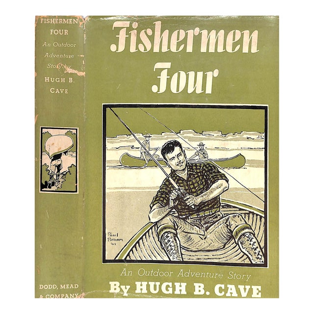 "Fishermen Four: An Outdoor Adventure Story" Book 1942 Cave, Hugh B. For Sale