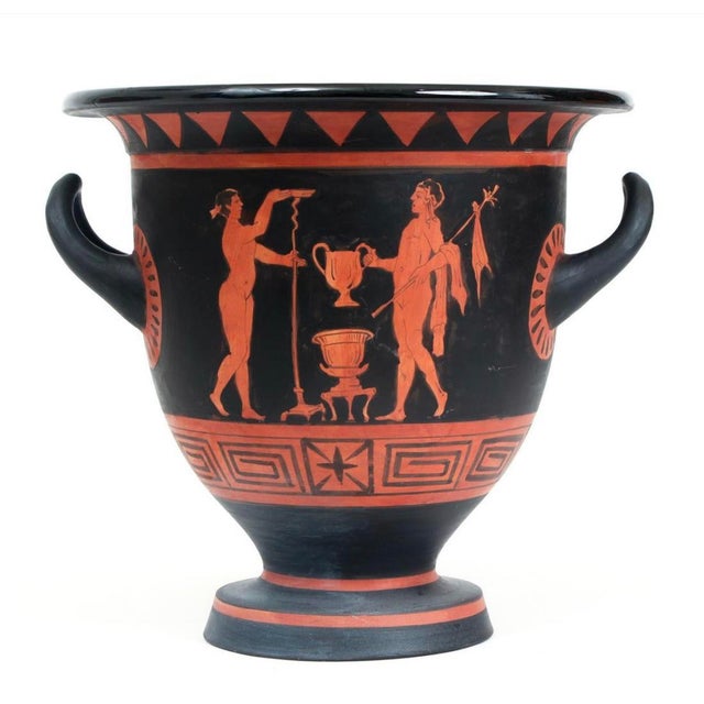Grand Tour 19th Century Grand Tour Style Ancient Greek Urn Copy For Sale - Image 3 of 10