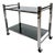 Vintage Chrome and Smoked Glass Trolley, 1970 For Sale