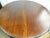 Brown Oak Demi Lune Barley Twist Table For Sale - Image 8 of 18