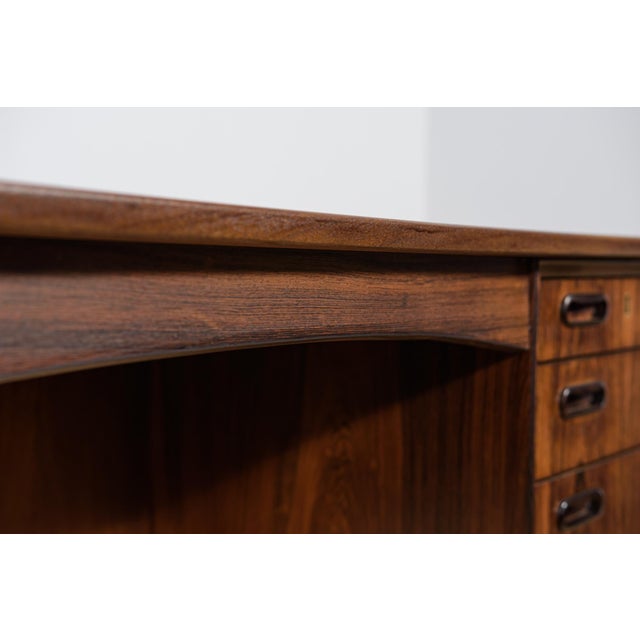 Mid-Century Modern Danish Rosewood Desk by Svend Åge Madsen for H.P. Hansen, Denmark, 1960s For Sale - Image 17 of 18