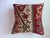 Textile Kilim Pillows~Dark Red, Orange, Charcoal For Sale - Image 7 of 9