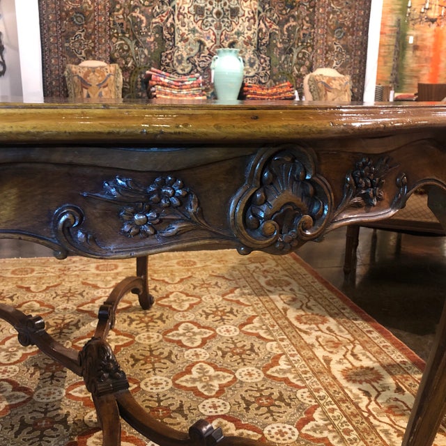 Antique Hand-Carved and Shaped Center Table For Sale - Image 10 of 13