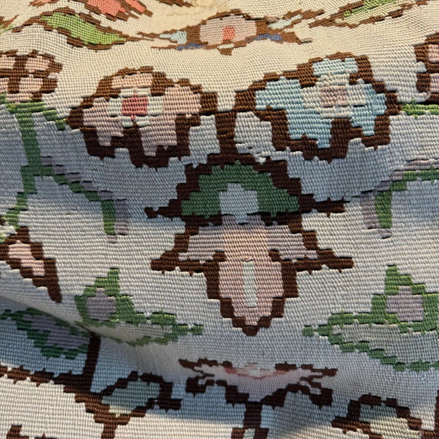 2020s Large Hand Knotted Tapestry Throw Pillow or Cushion For Sale - Image 5 of 5