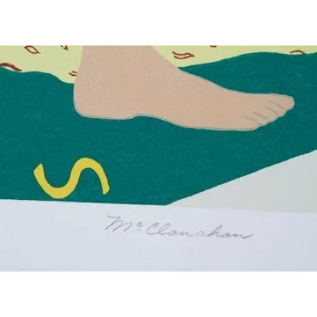 Artist: Marion McClanahan Title: Mannequin, Woman, Cat Year: Circa 1980 Medium: Lithograph,signed and numbered in pencil...