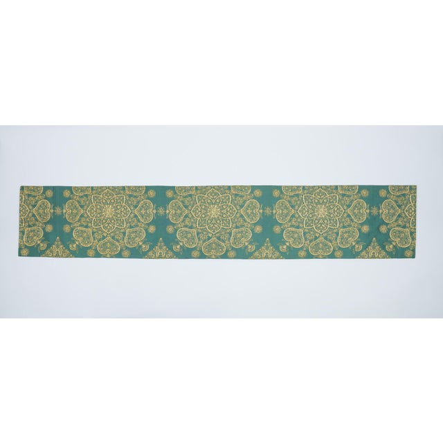 Japanese Ceremonial Silk Table Runner by Renaras For Sale - Image 6 of 10