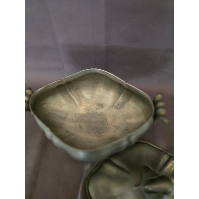 1940s 1940s French Pewter Soup Taureen For Sale - Image 5 of 8