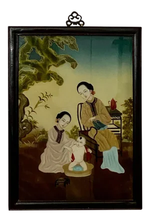 Reverse Glass Painting, China Republic Period