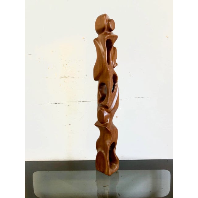 Mid-Century Signed Artist-Handcrafted Abstract Totem Sculpture For Sale - Image 13 of 13