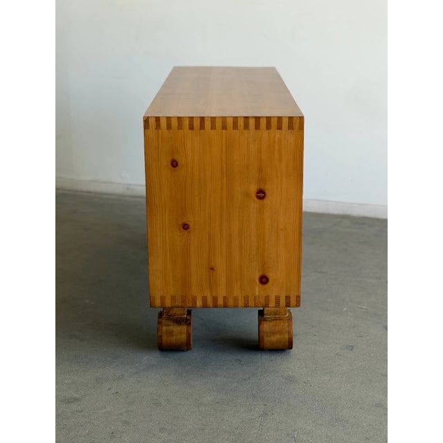 Trolley Credenza in Pine For Sale - Image 4 of 13