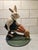 Vintage Cast Iron Gardening Rabbit With Wheelbarrow Doorstop/Bookend For Sale - Image 4 of 10