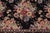 Textile Floral 1990's Pak-Persian Black/Black Wool Rug - 9'1'' X 11'10'' For Sale - Image 7 of 9