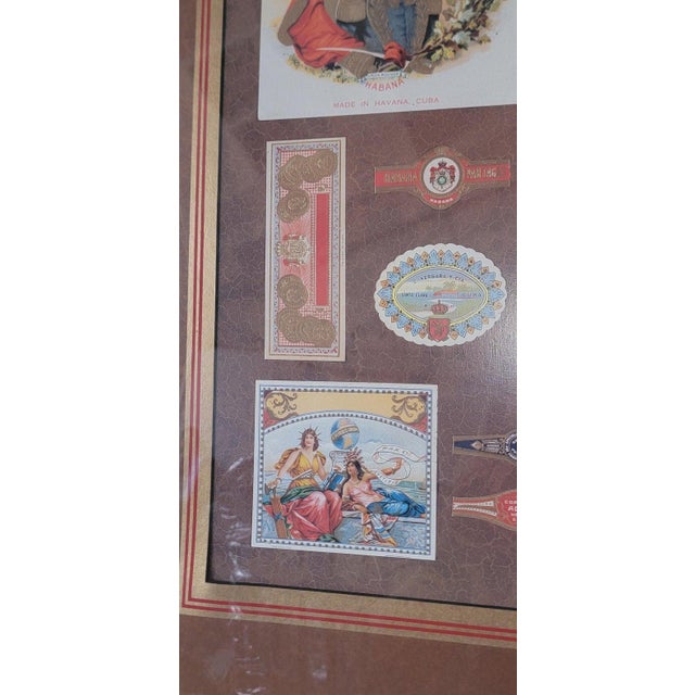 Brown Early 20thc Cuban Tobacco Cloths/Labels Memorabilia For Sale - Image 8 of 11