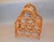 Shabby Chic Boho Chic Bamboo and Rattan Nine Bottle Wine Rack, Wine Storage, Wine Basket For Sale - Image 3 of 11