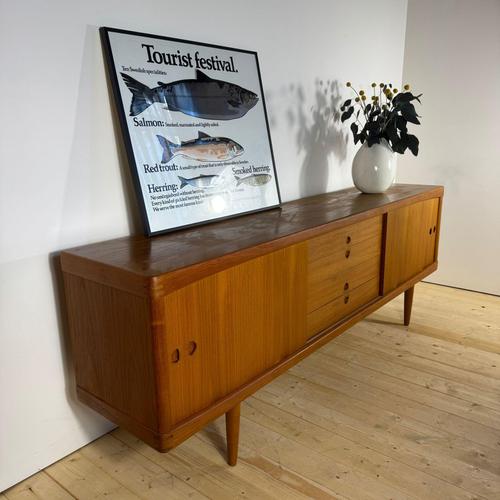 Vintage Danish Sideboard in Teak by H.W. Klein for Bramin, 1960s For Sale - Image 12 of 16