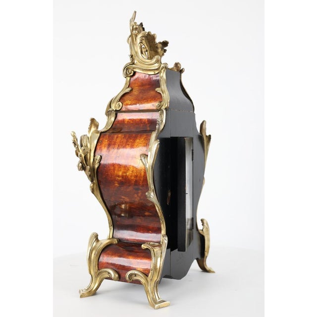 Gold Mantle Clock, Paris, 1870s For Sale - Image 8 of 16